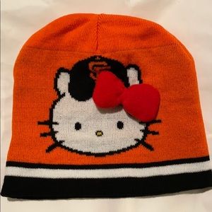 Reversible Hello Kitty Beanie from Giants Game